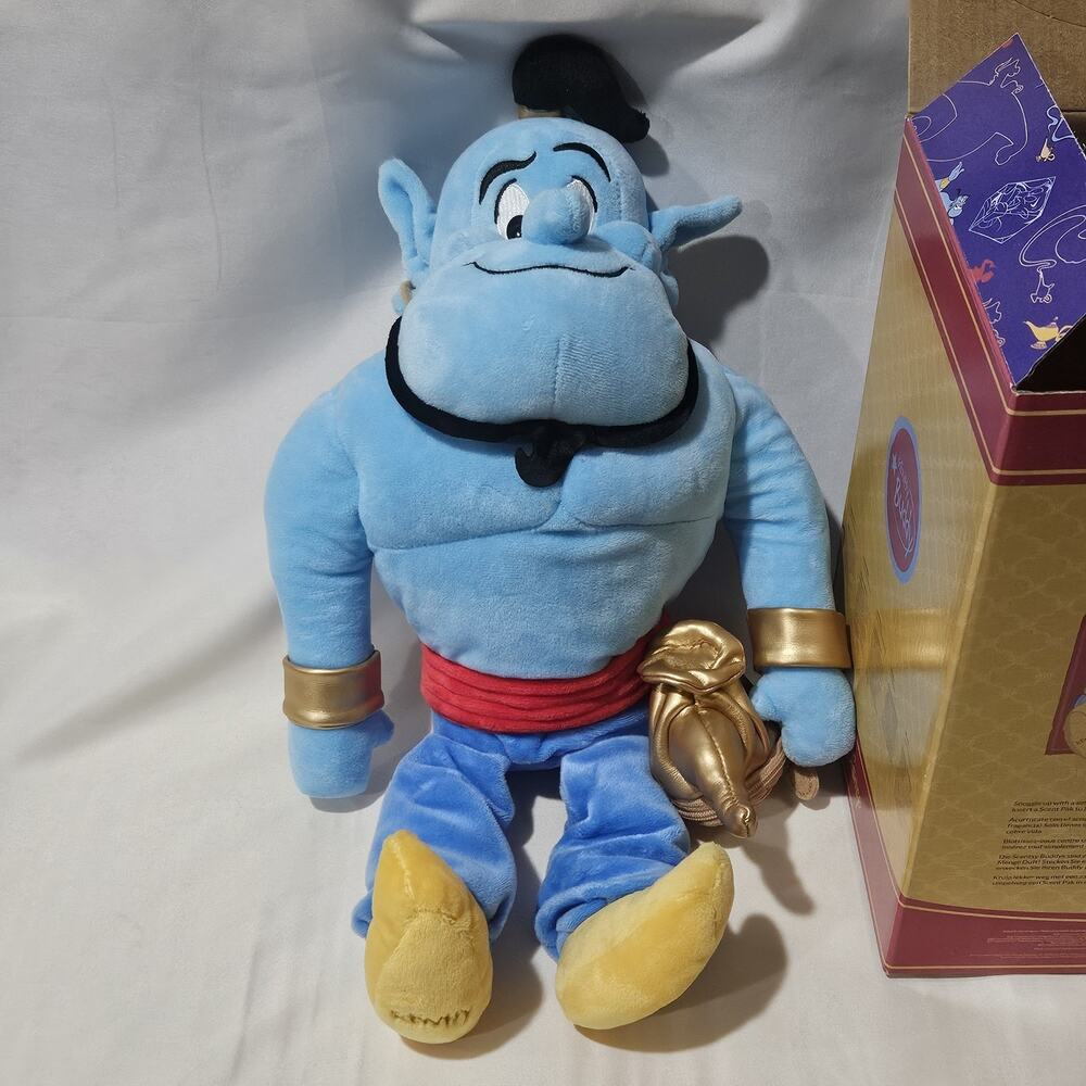 Scentsy Disney Aladdin Genie Buddy Plush 16" w Box No Scent Pak